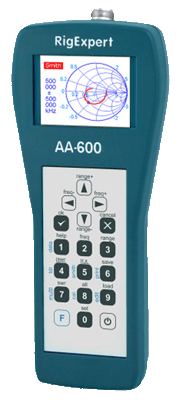 RigExpert AA-600 антенный анализатор 0.1-600 МГц.