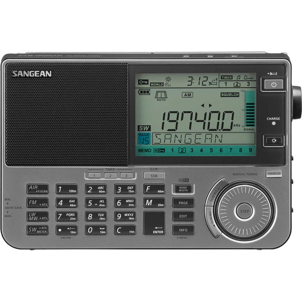 Sangean ATS-909X2 BLACK супер радиоприемник с SSB.
