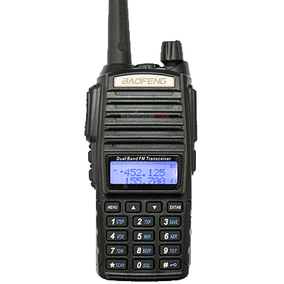 Baofeng UV-82 - носимая FM радиостанция 144/435 МГц, 5 Вт