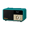 Sangean DDR-7X Green настольный FM-RDS/DAB+ радиоприемник в деревянном корпусе, Bluetooth