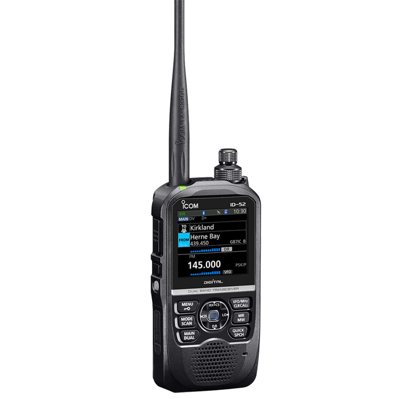 Icom ID-52A носимая радиостанция D-Star 144-148/440-450МГц, DV/FM/AM, 5Вт