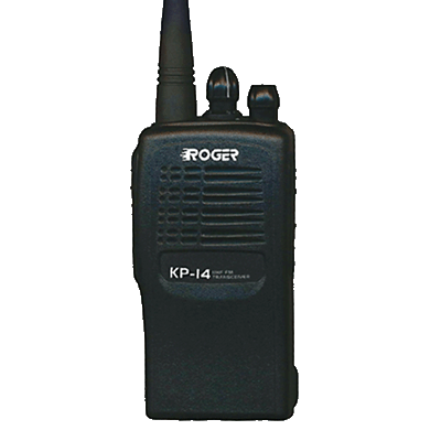 Roger KP-14 Профессиональная безлицензионная радиостанция  420-450 МГц LPF/PMR, CNB-14 1200 мАч, гарнитура, ЗУ, 16 кан., 4 Вт.