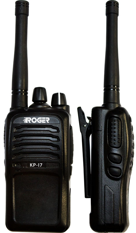 Roger KP-17   носимая радиостанция 400-470 МГц, Li-Ion аккумулятор CNB-17 , 2 Вт.
