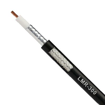 LMR-300 Коаксиальный кабель с малым затуханием, гибкий, 50 ом, 7,62 мм, до 6 ГГц.