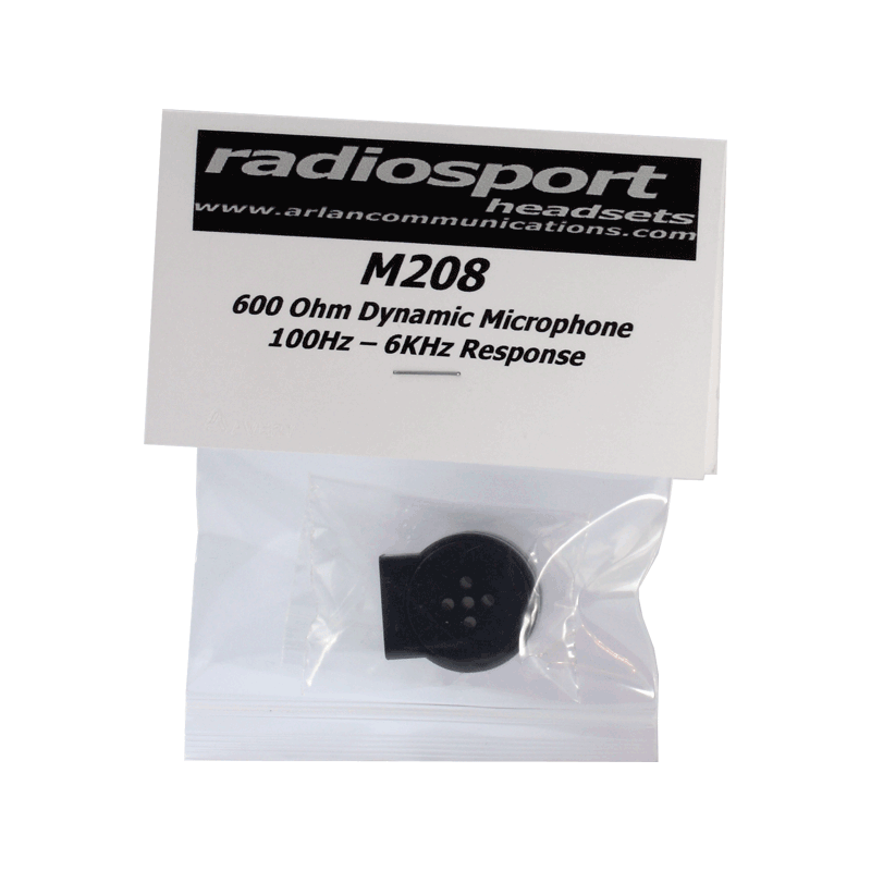 RadioSport M208 сменный динамический ESSB микрофон для гарнитур RadioSport RS60CF.
