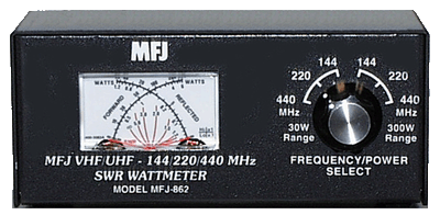 MFJ-862 измеритель КСВ и мощности 144/220/430 Мгц, 300Вт