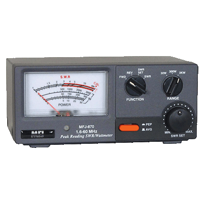 MFJ-870 измеритель КСВ и мощности 1,8 - 60 МГц, 3000 Вт