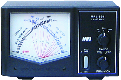 MFJ-891 измеритель КСВ и мощности, 1.6-60 МГц, 2 кВт.