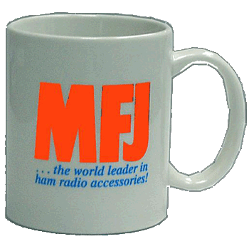 MFJ-9-102  кружка с логотипом MFJ.