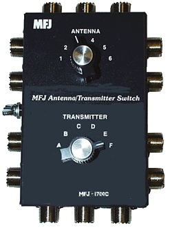 MFJ-1700C антенный переключатель 6 пол, 2 кВт. Предзаказ 6-8 недель!