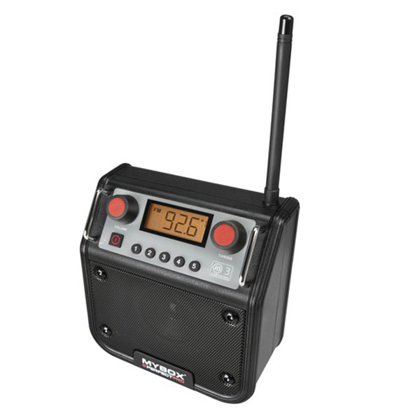PerfectPro Mybox компактный  защищенный FM стерео радиоприемник с RDS