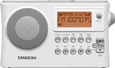 Sangean PR-D14  USB  СВ/УКВ AM/FM цифровой радиоприемник/MP3 плеер.