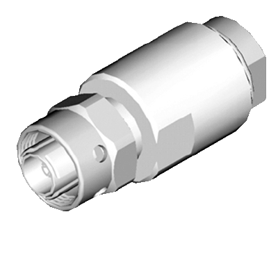 RF12-K4A169 разъем тип VI,  розетка кабельная прямая, для РК50-4-11, до 10 ГГц..