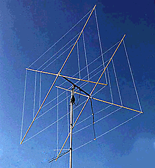 RQ-25 антенна двойной QUAD 20-10 м.