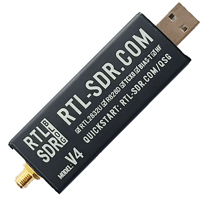 RTL-SDR Blоg V4 (RТL2832U, R828D) радиоприемник SDR 0,5 - 1766 МГц
