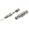 S-M117M разъем SMA, вилка, на кабель RLL-27-1420S, на кабель 4,95 мм до 18 ГГц.