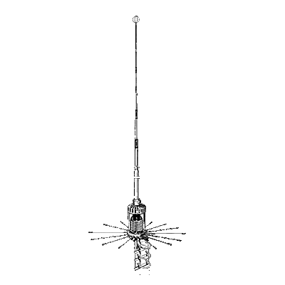 Sirio 2008 вертикальная базовая антенна CB диапазона, 6,1 м