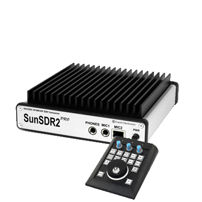 SunSDR2 PRO + панель E-Coder 2 - КВ/УКВ SDR трансивер. Акция!