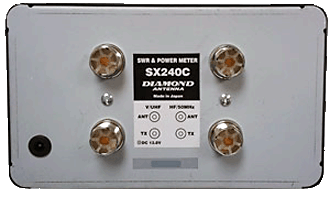 Diamond SX-240C измеритель 1.8-54 МГц/140-470 МГц, 3 кВт.