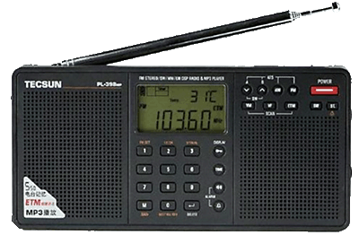 Tecsun PL-398MP всеволновый радиоприемник с MP3 плеером..