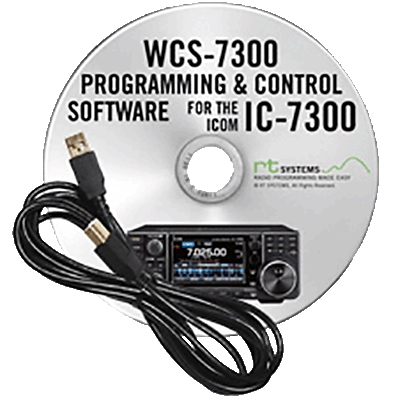 Icom WCS-7300 USB  программа настройки меню и памяти для трансивера Icom IC-7300